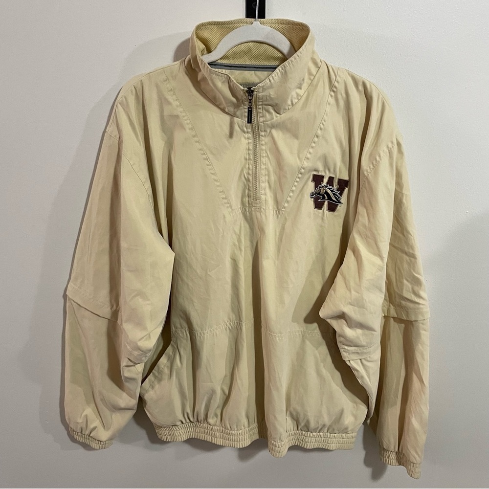 Weatherproof Pastel Yellow Bomber Style Jacket Size XL
